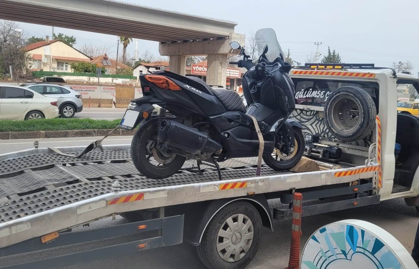 Antalya motosiklet taşıma spanset bağlama